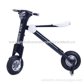 Electric scooters with foldable design, can be put into car trunk, short charging time of 3-5 hours